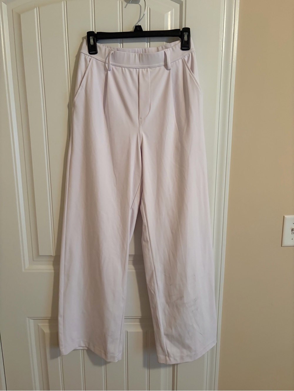 HALARA White Wide-Leg High-Rise Pants NWOT